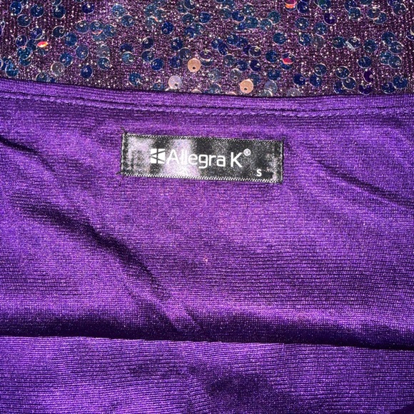 Allegra K Purple Sequin Dress - S🔥🔥 - Picture 9 of 9
